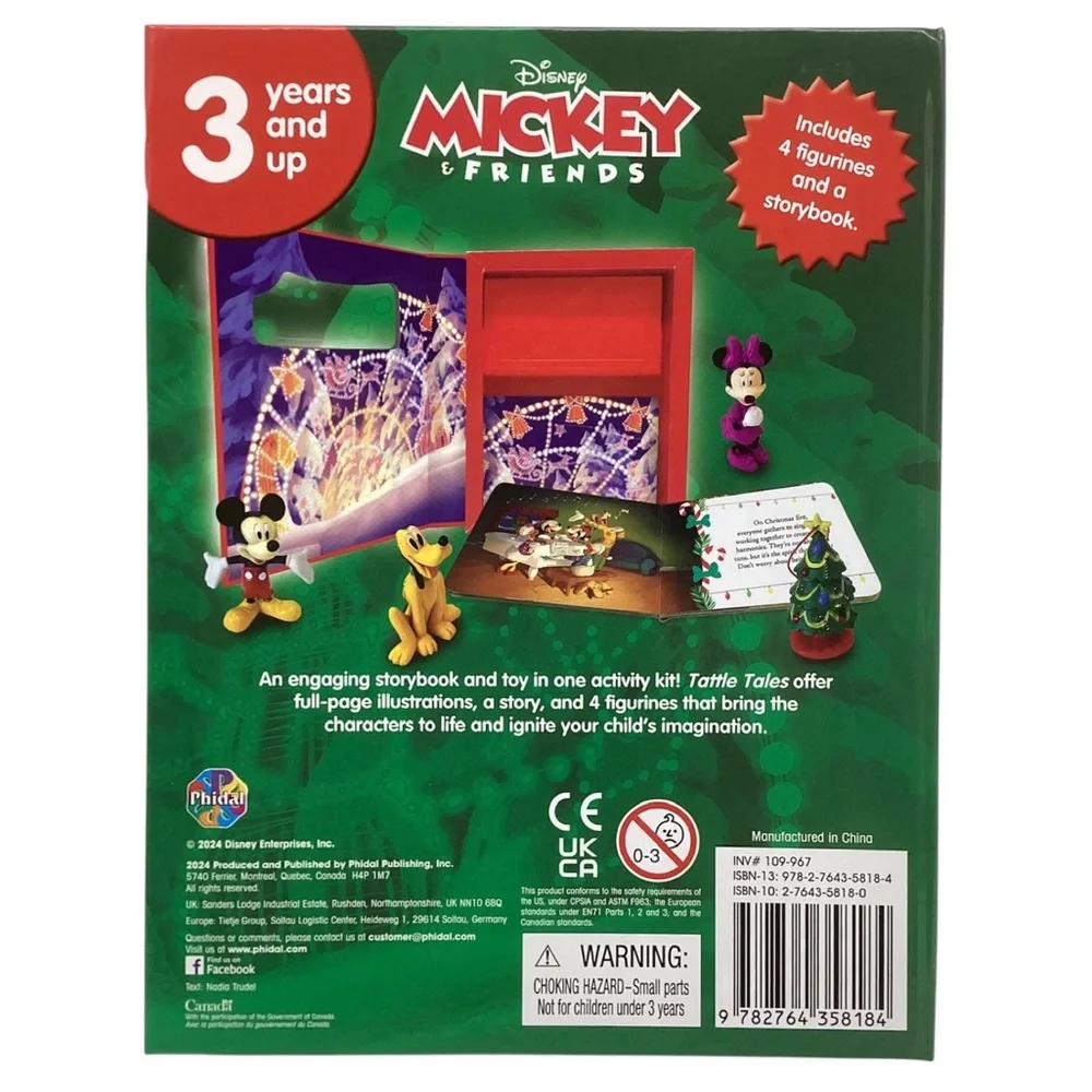 Disney’s Mickey Friends “Tattle Tales” My Busy Book Set (NWT)